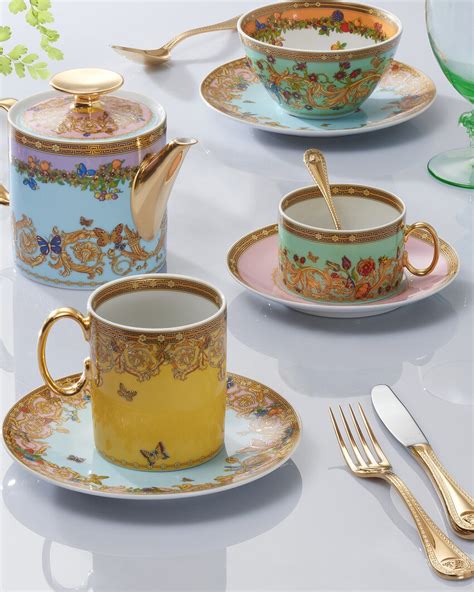 versace borden set bol.com|Versace Le Jardin Tableware Print Unisex .